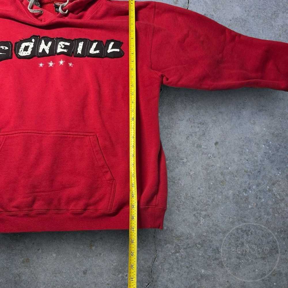 Oneill O'Neill Men's Vintage Y2K Red Pullover Hoo… - image 5