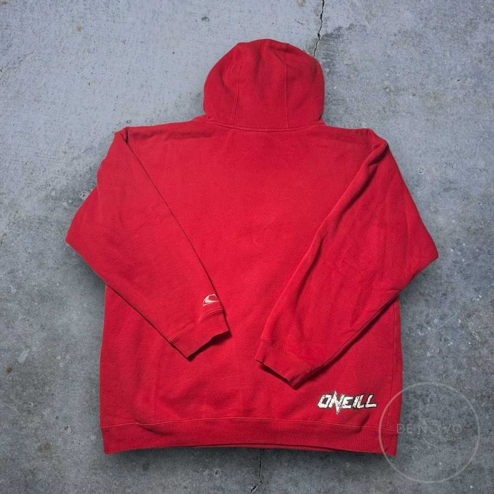 Oneill O'Neill Men's Vintage Y2K Red Pullover Hoo… - image 6