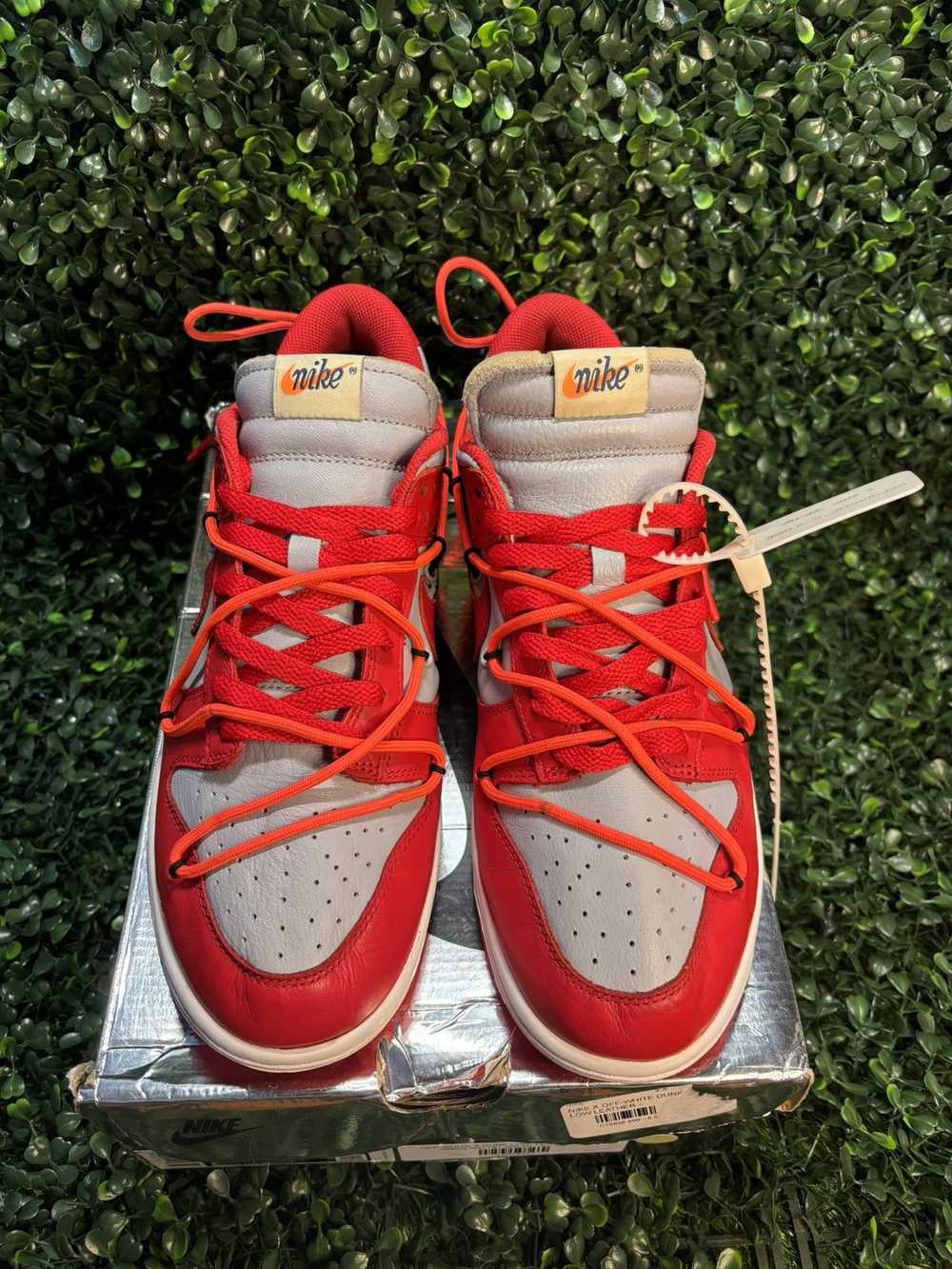 Nike × Off-White Off White Dunk Low University Red - image 4