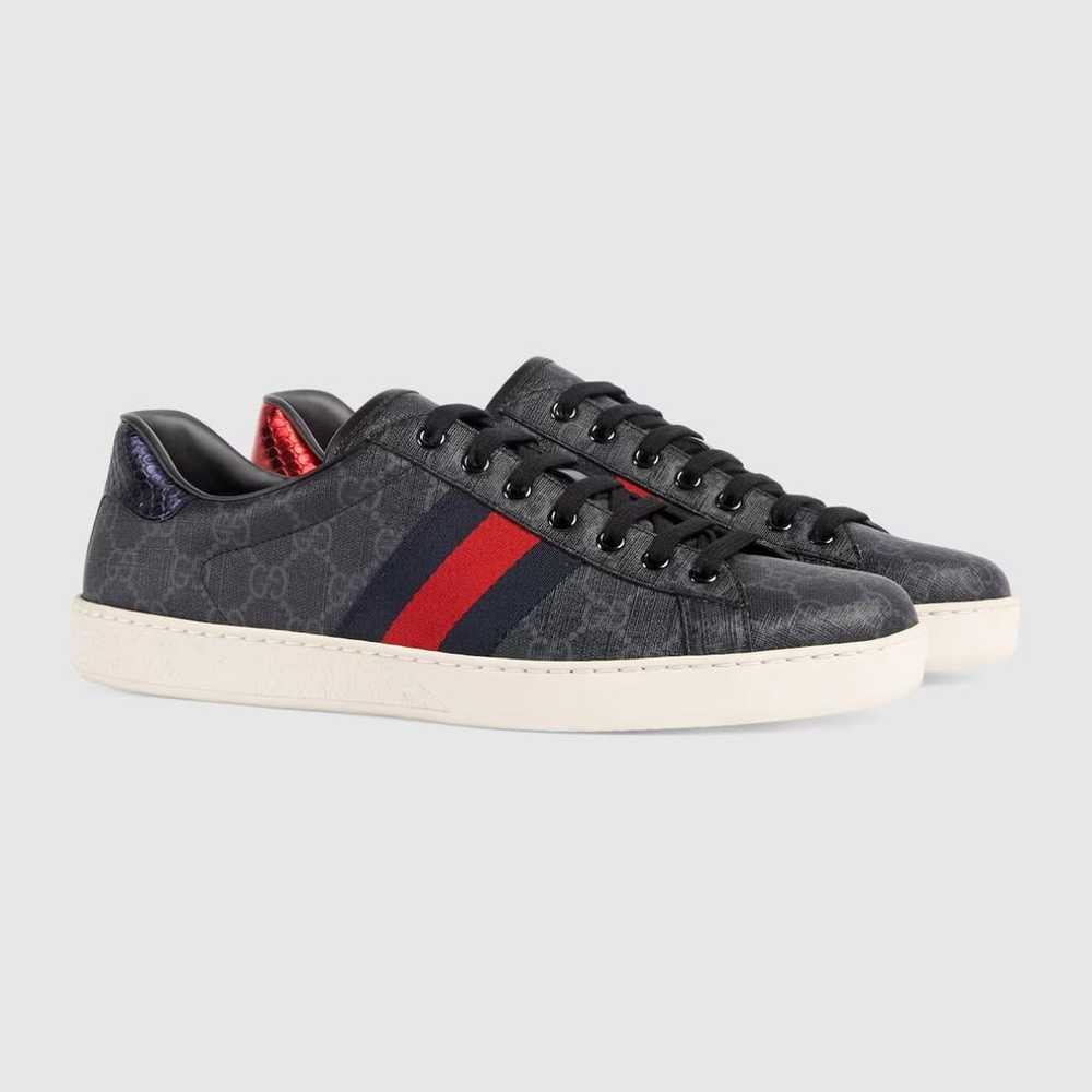 Gucci Ace cloth low trainers - image 2