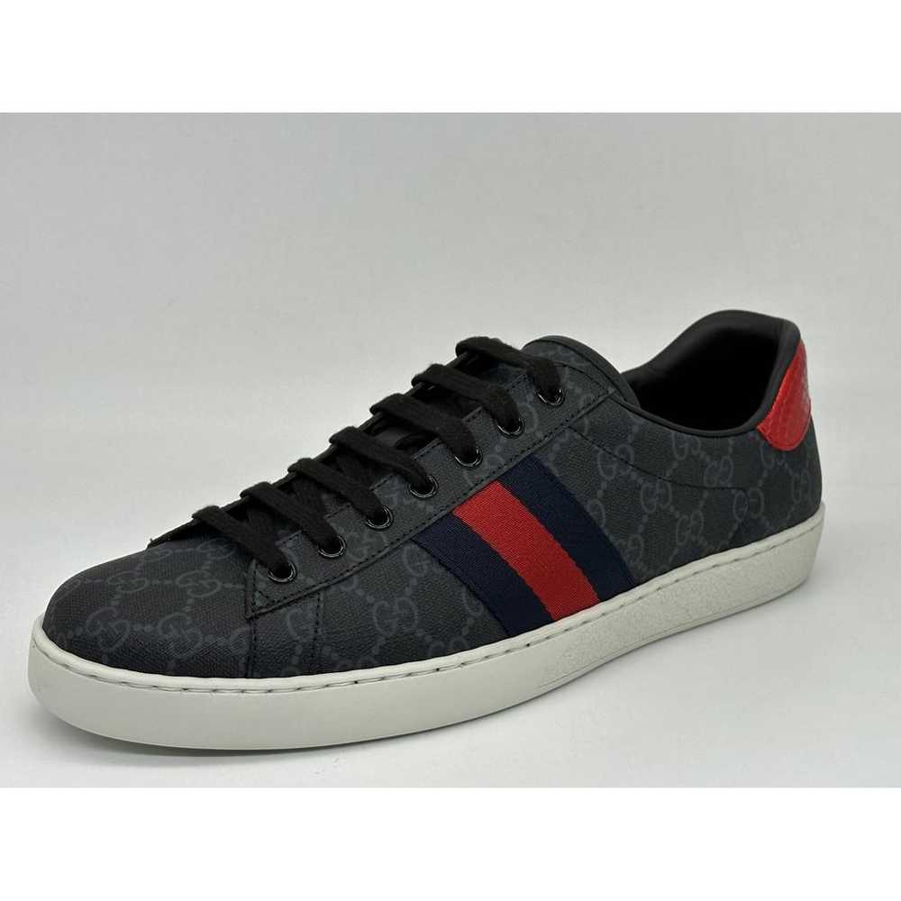 Gucci Ace cloth low trainers - image 5