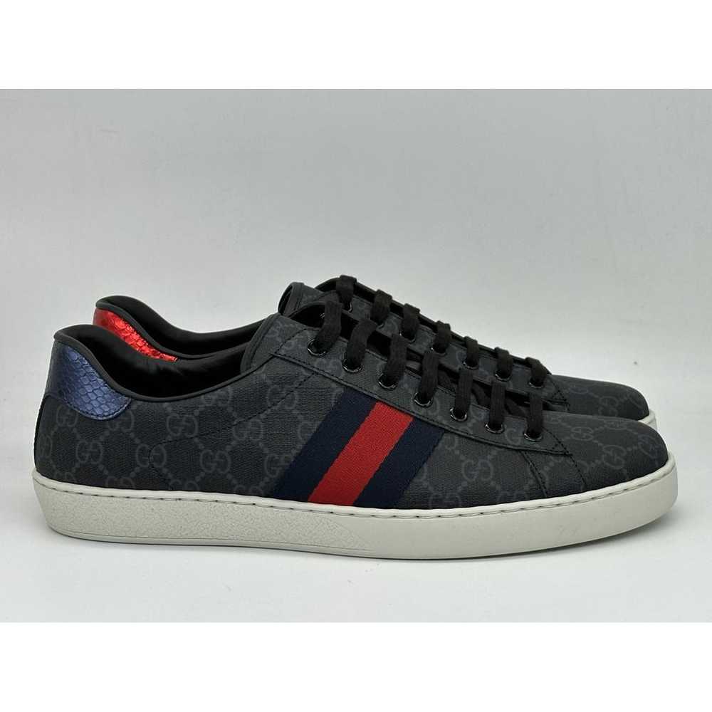 Gucci Ace cloth low trainers - image 7
