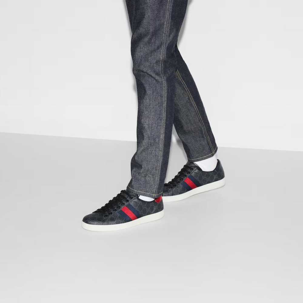 Gucci Ace cloth low trainers - image 3