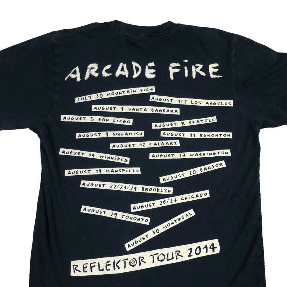 Band Tees × Tee Shirt Arcade Fire 2014 Reflektor … - image 5