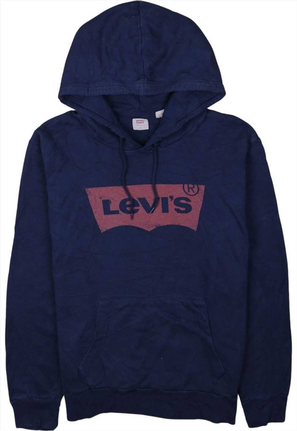 Vintage 90's Levi's Hoodie Spellout Sportswear Na… - image 1