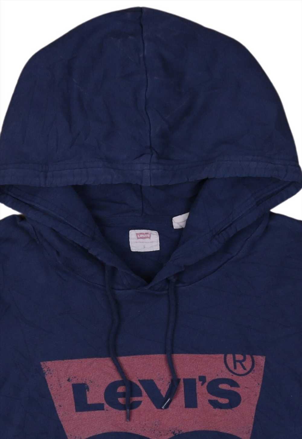 Vintage 90's Levi's Hoodie Spellout Sportswear Na… - image 3