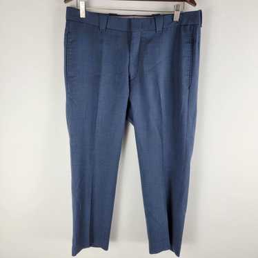 Incotex incotex inside ivory 100% wool pants blue 