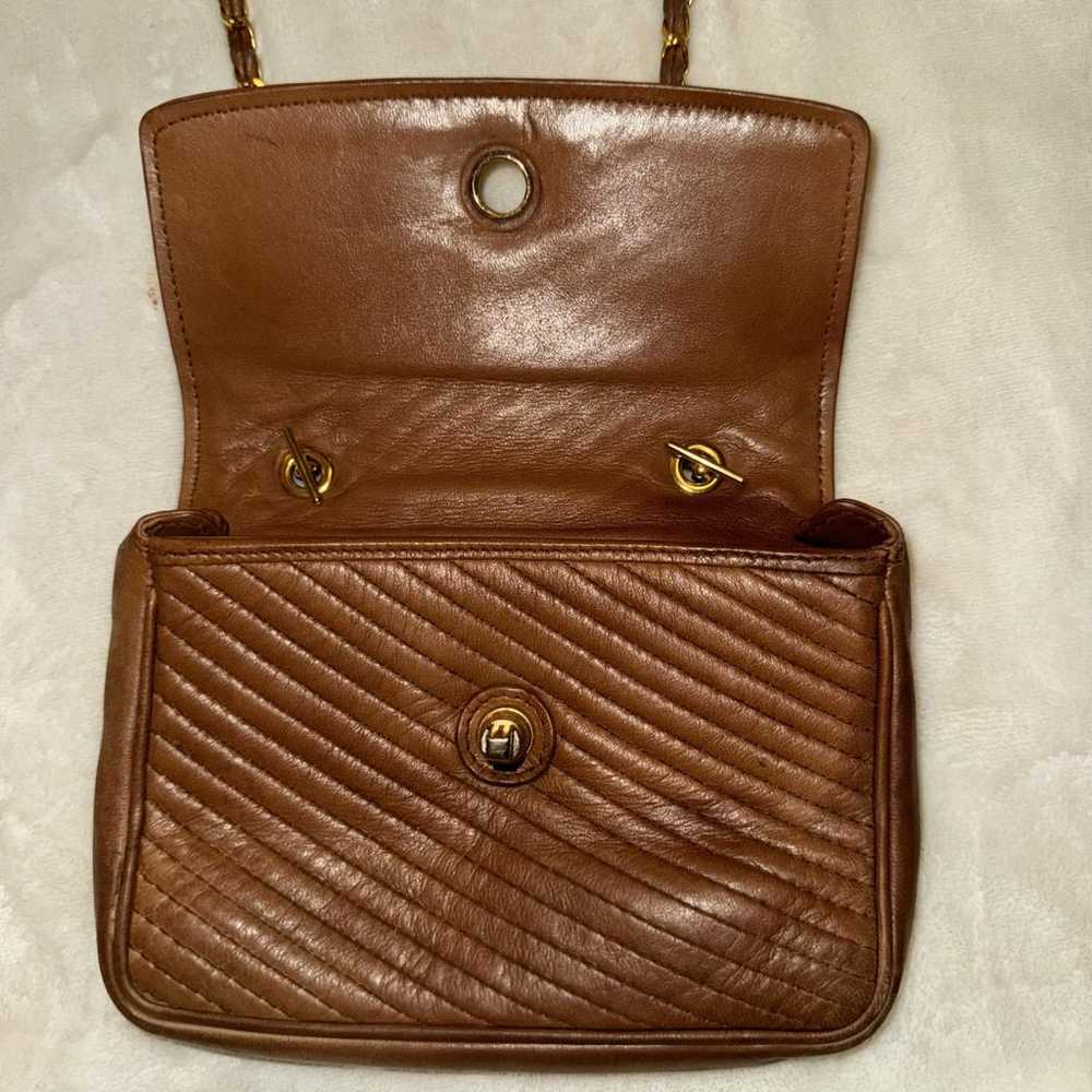 Non Signé / Unsigned Leather handbag - image 3