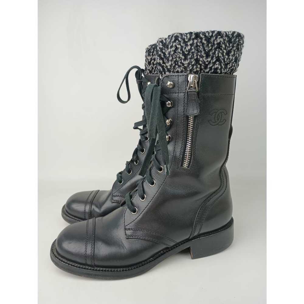 Chanel Leather boots - image 2