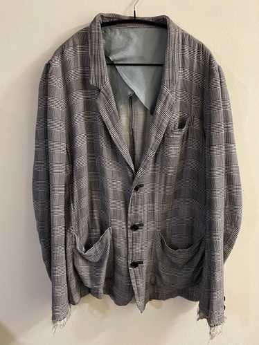 Undercover 04ss languid melting houndstooth blazer - image 1