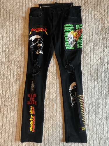 Other Rockstar Original CANNON PATCHWORK JEAN- BLA