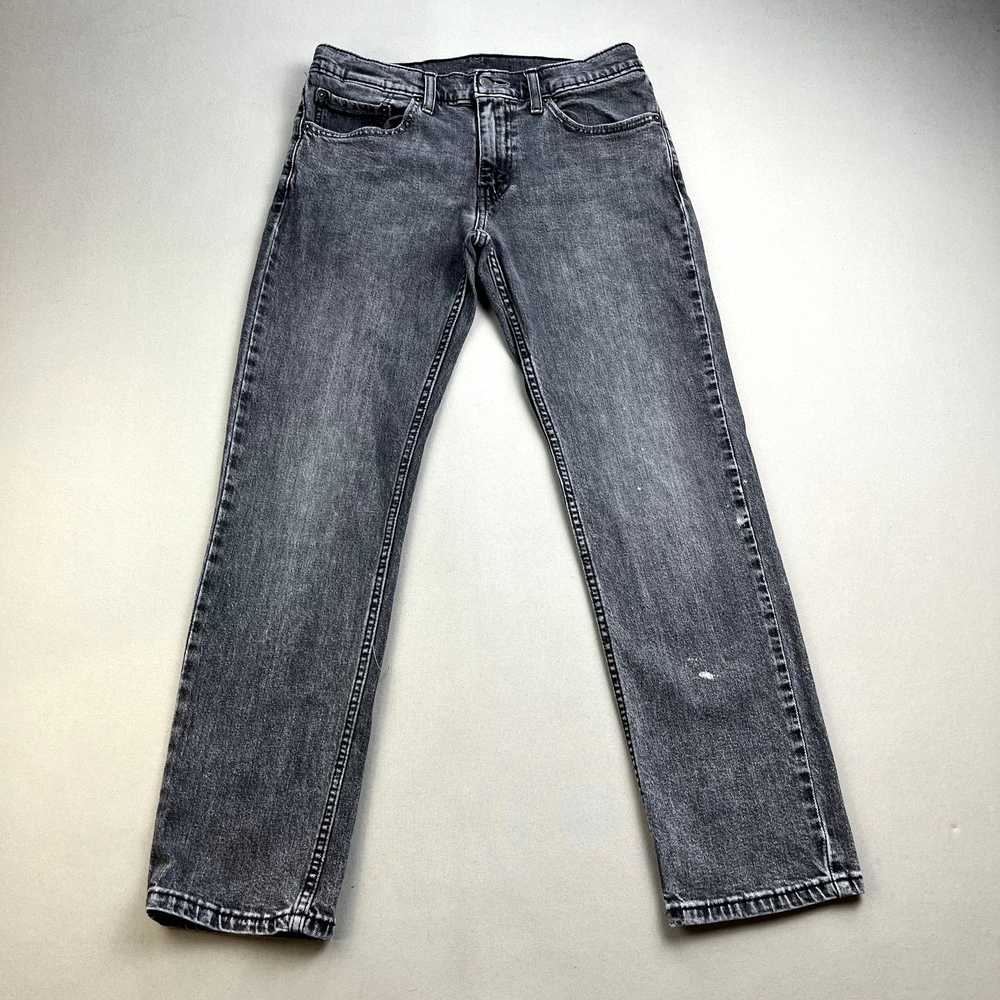 Levi's Levis 511 Jeans Mens 31x30 Black Denim Sli… - image 4