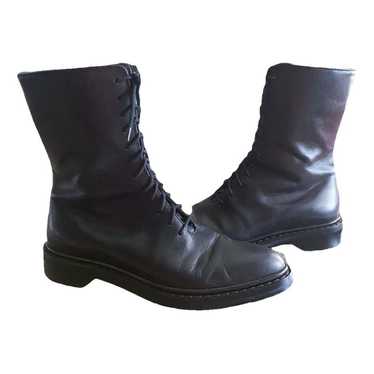 The Row Fara leather boots