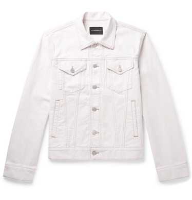 Club Monaco White Denim Jacket