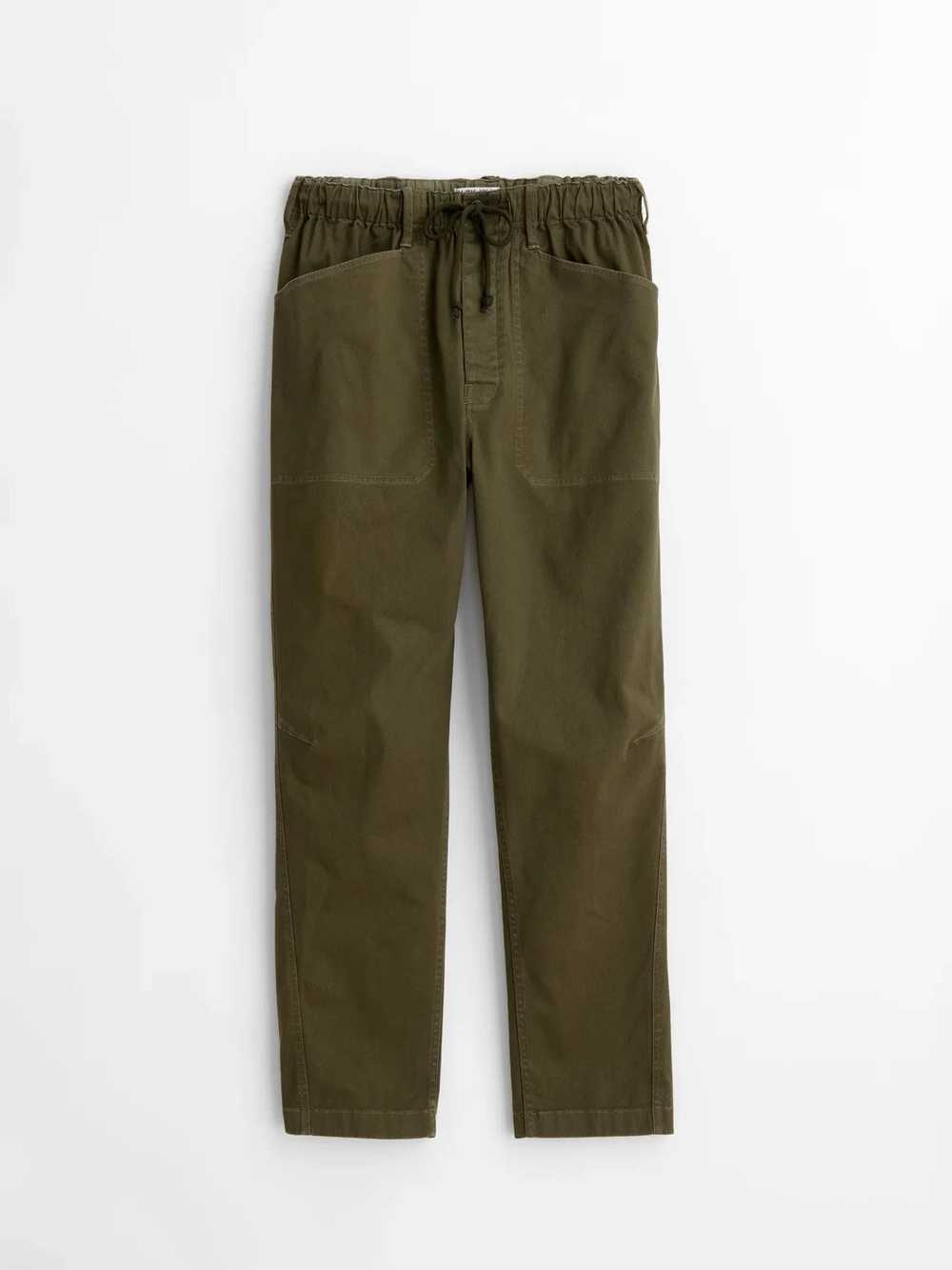 Alex Mill Olive Pull-On Button Fly Pant - image 4