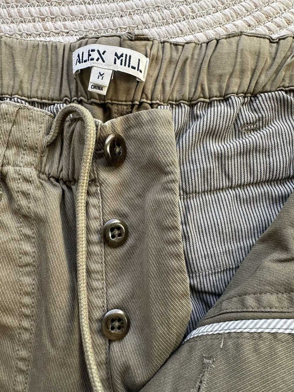 Alex Mill Olive Pull-On Button Fly Pant - image 5