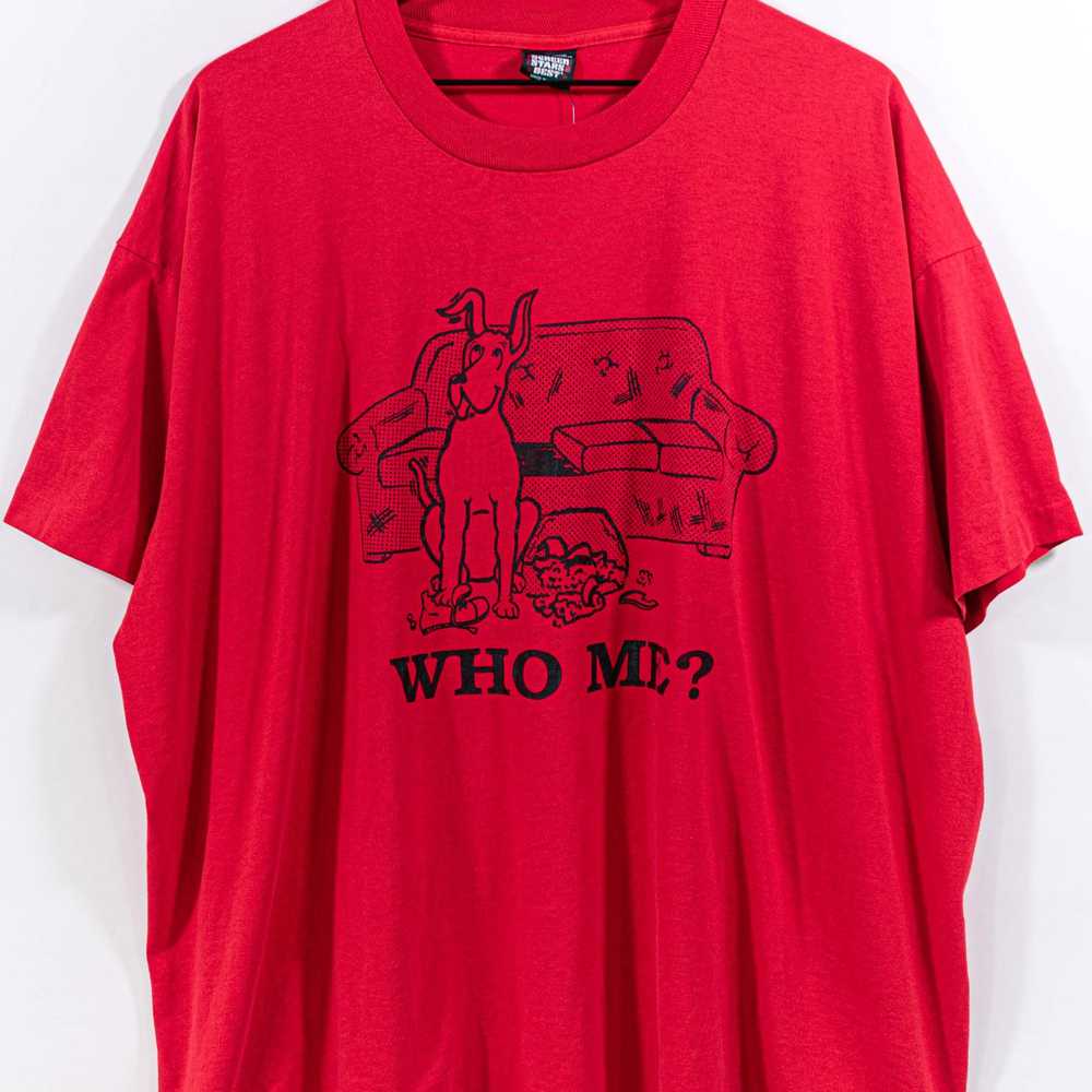 Art × Humor × Vintage 3XL Who Me Dog Funny T-Shir… - image 3