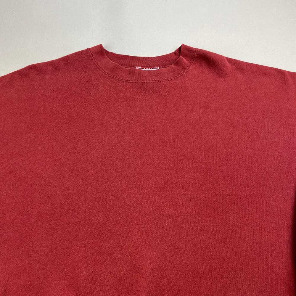 Lee × Vintage Vintage Red Sweatshirt XXL Crewneck… - image 2