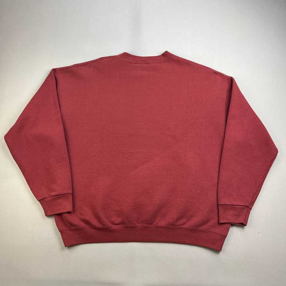 Lee × Vintage Vintage Red Sweatshirt XXL Crewneck… - image 3
