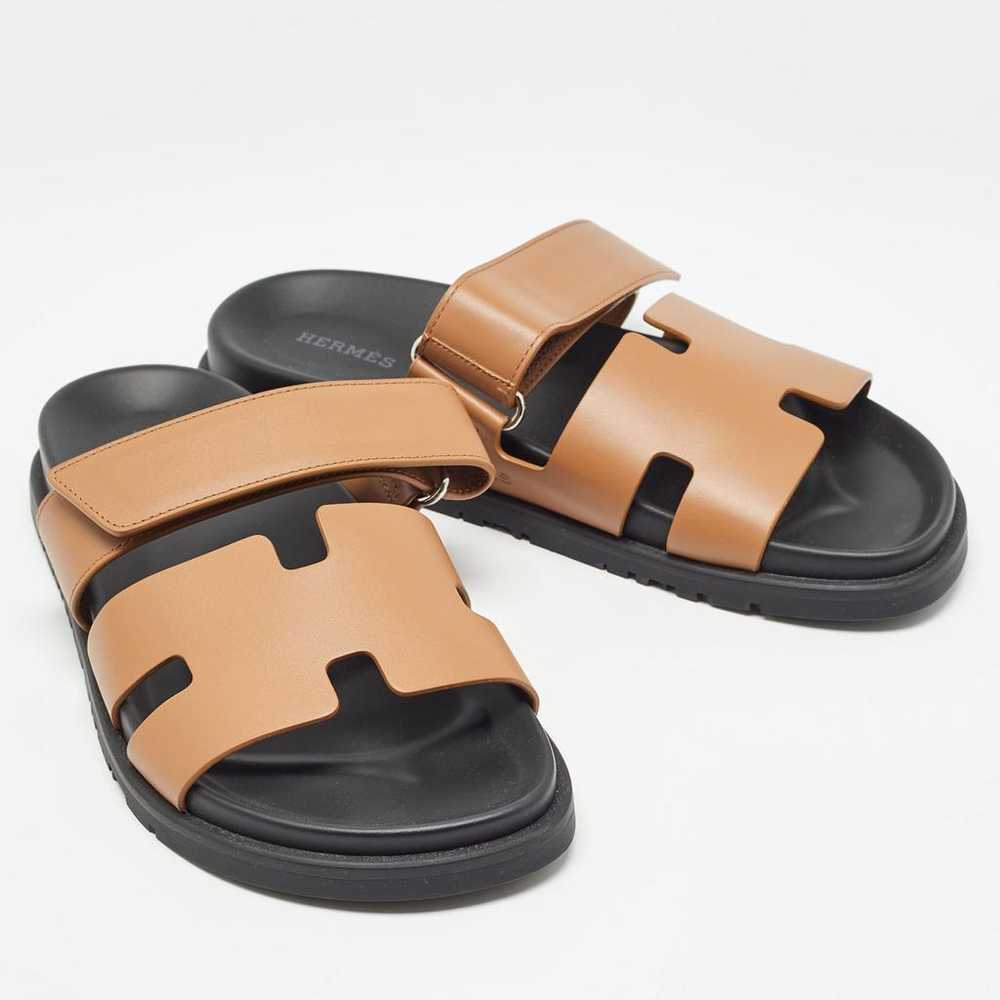 Hermès Patent leather sandal - image 3