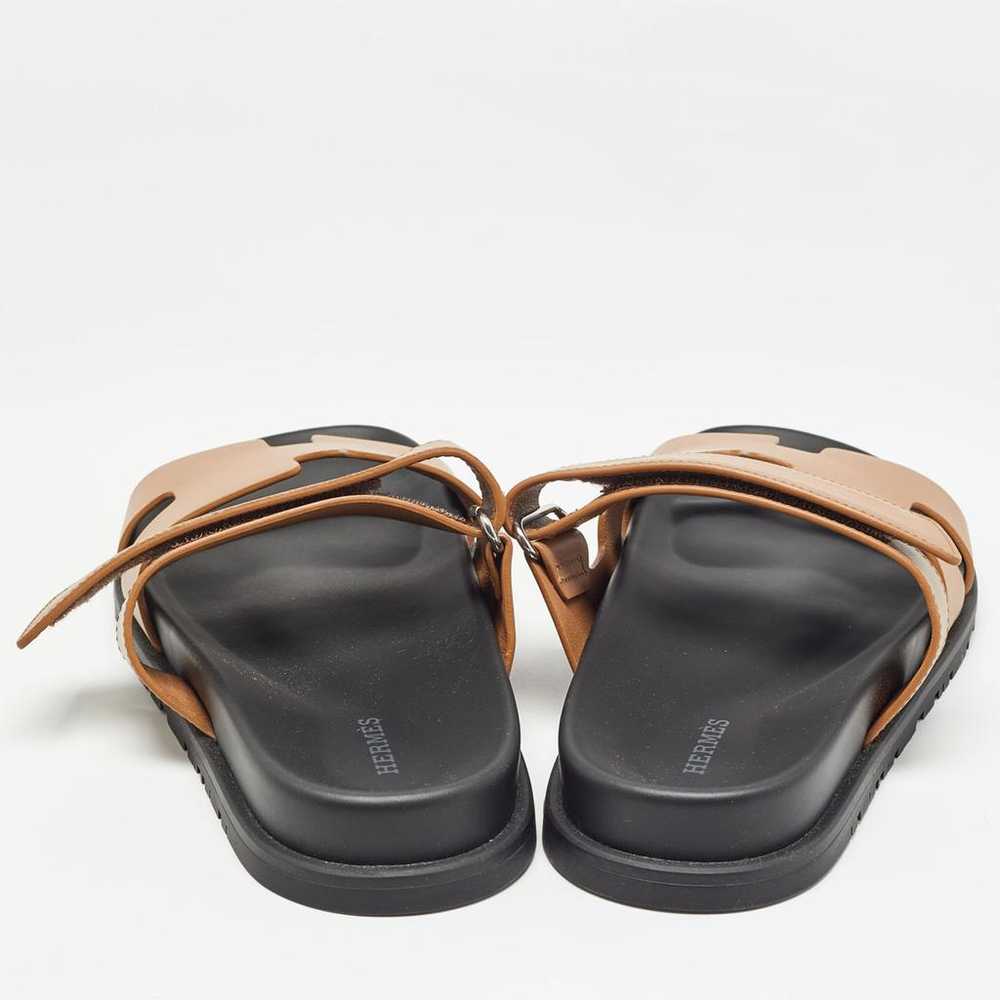 Hermès Patent leather sandal - image 4