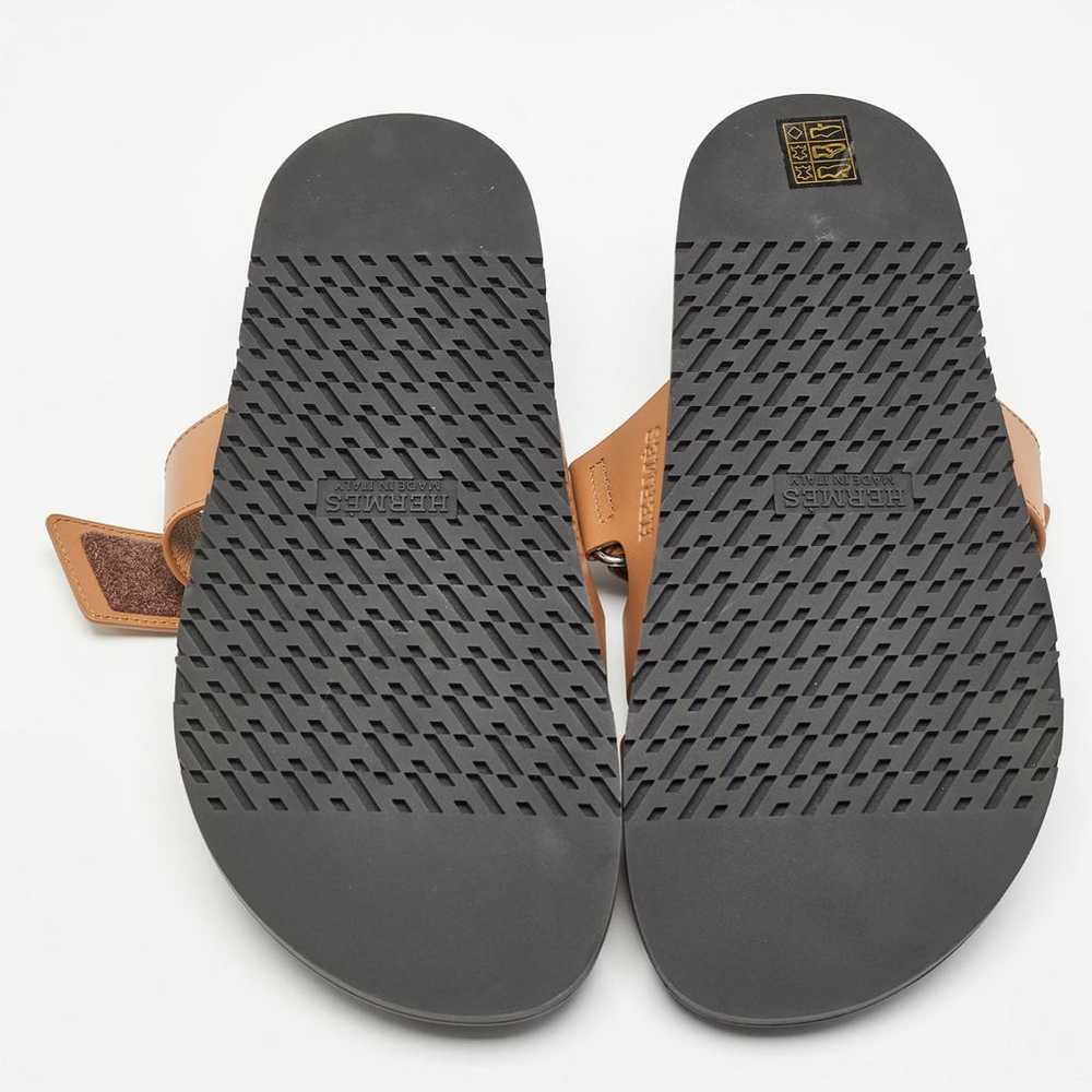 Hermès Patent leather sandal - image 5