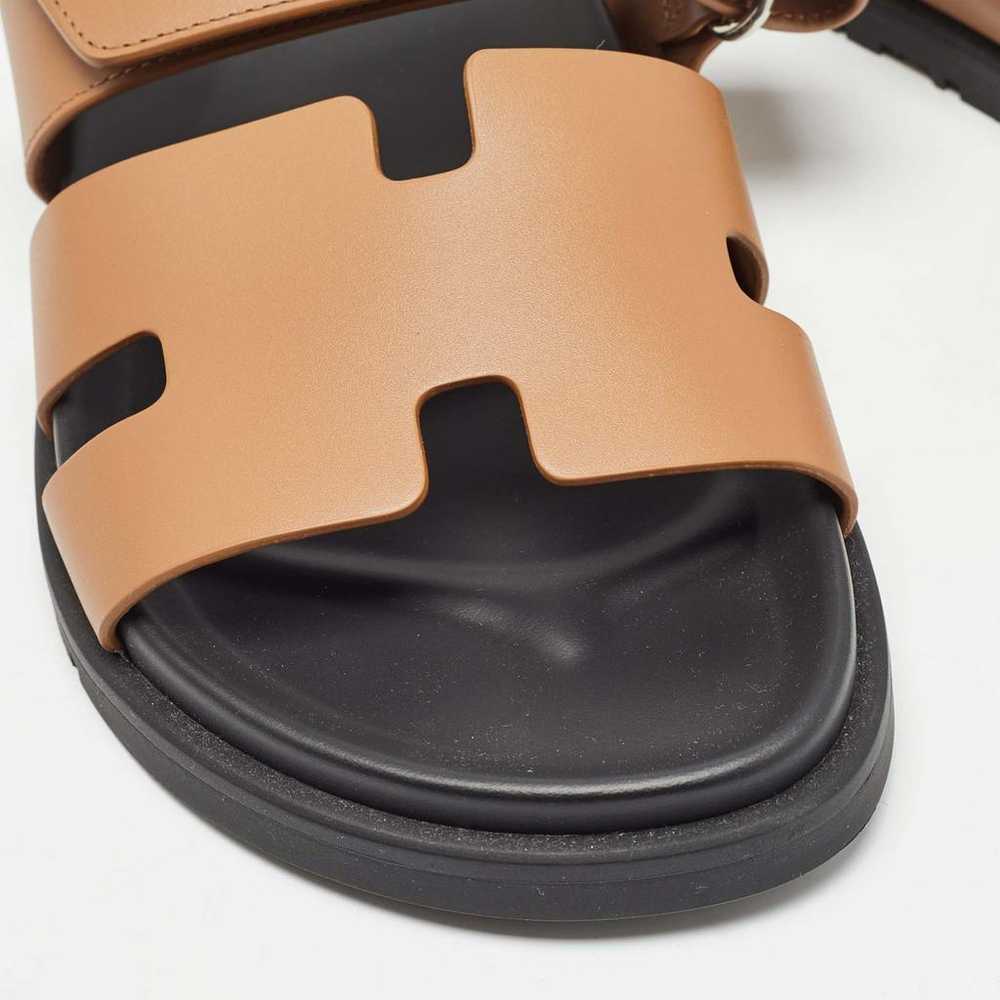 Hermès Patent leather sandal - image 6