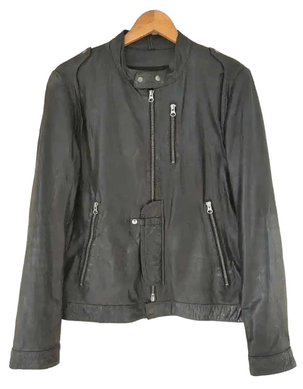 Designer × Italian Designers × Leather Jacket Mar… - image 1