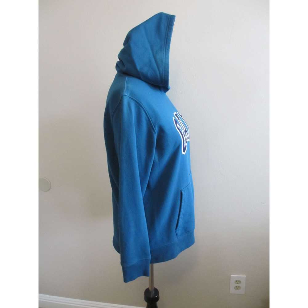 Gap GAP LONG SLEEVED BLUE HOODIE LARGE WOMENS WIT… - image 3