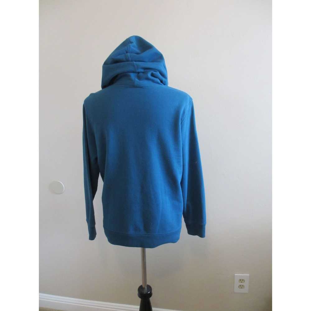 Gap GAP LONG SLEEVED BLUE HOODIE LARGE WOMENS WIT… - image 4