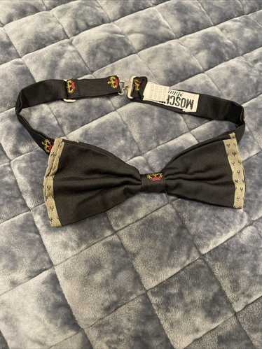 Moschino MOSCHINO Milano Silk Crown Bow Tie