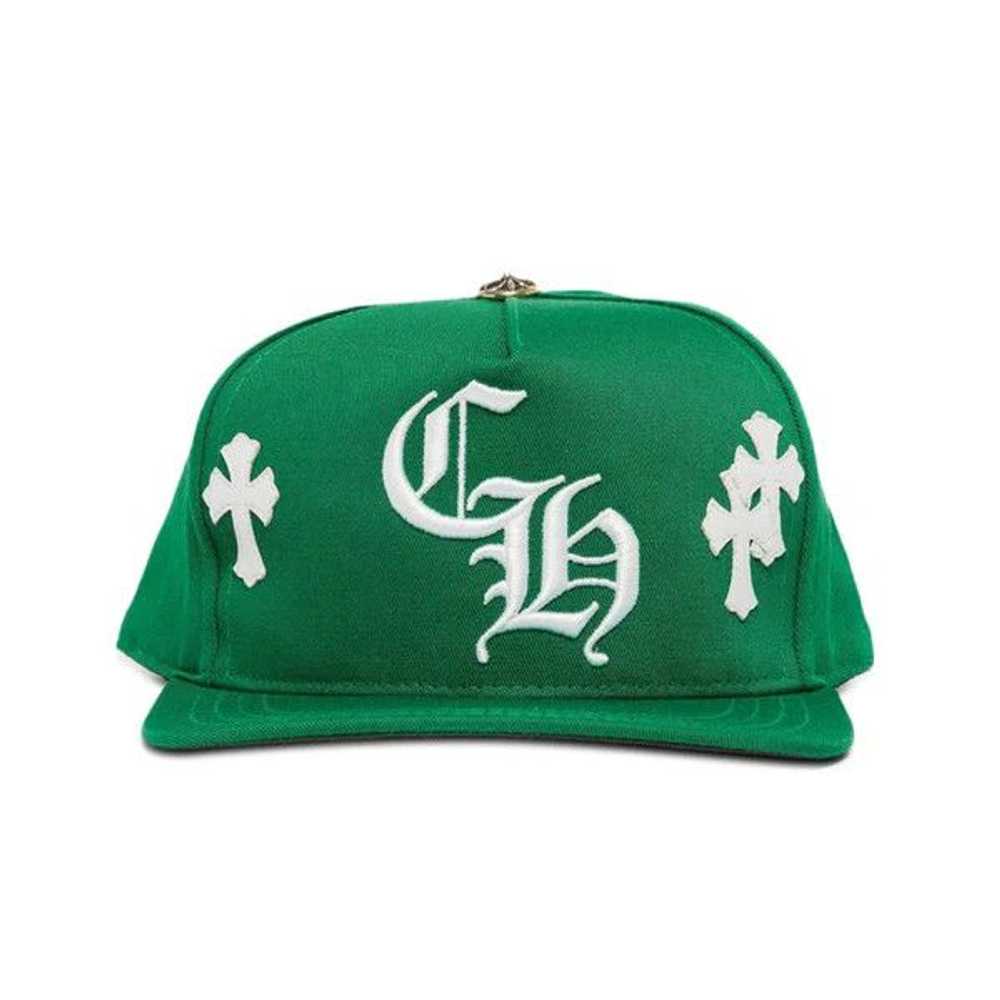 Chrome Hearts Chrome Hearts Green/ White Patch Hat - image 1