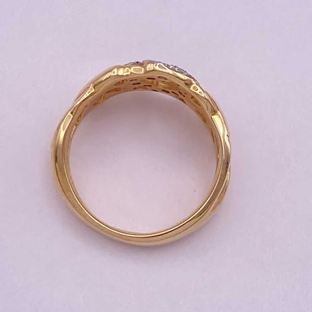 Loving Hearts Diamond Ring 14K Gold .20 Carat TW,… - image 6