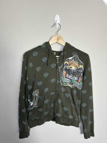 Ed Hardy × Vintage Y2K Ed Hardy Womens Zip Up