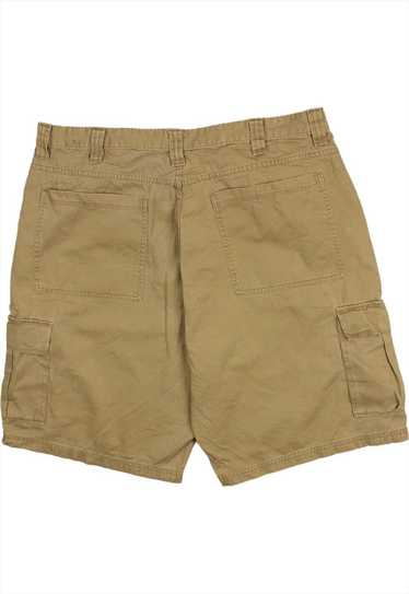 Vintage 90's Wrangler Shorts Cargo Pockets Tan Br… - image 1