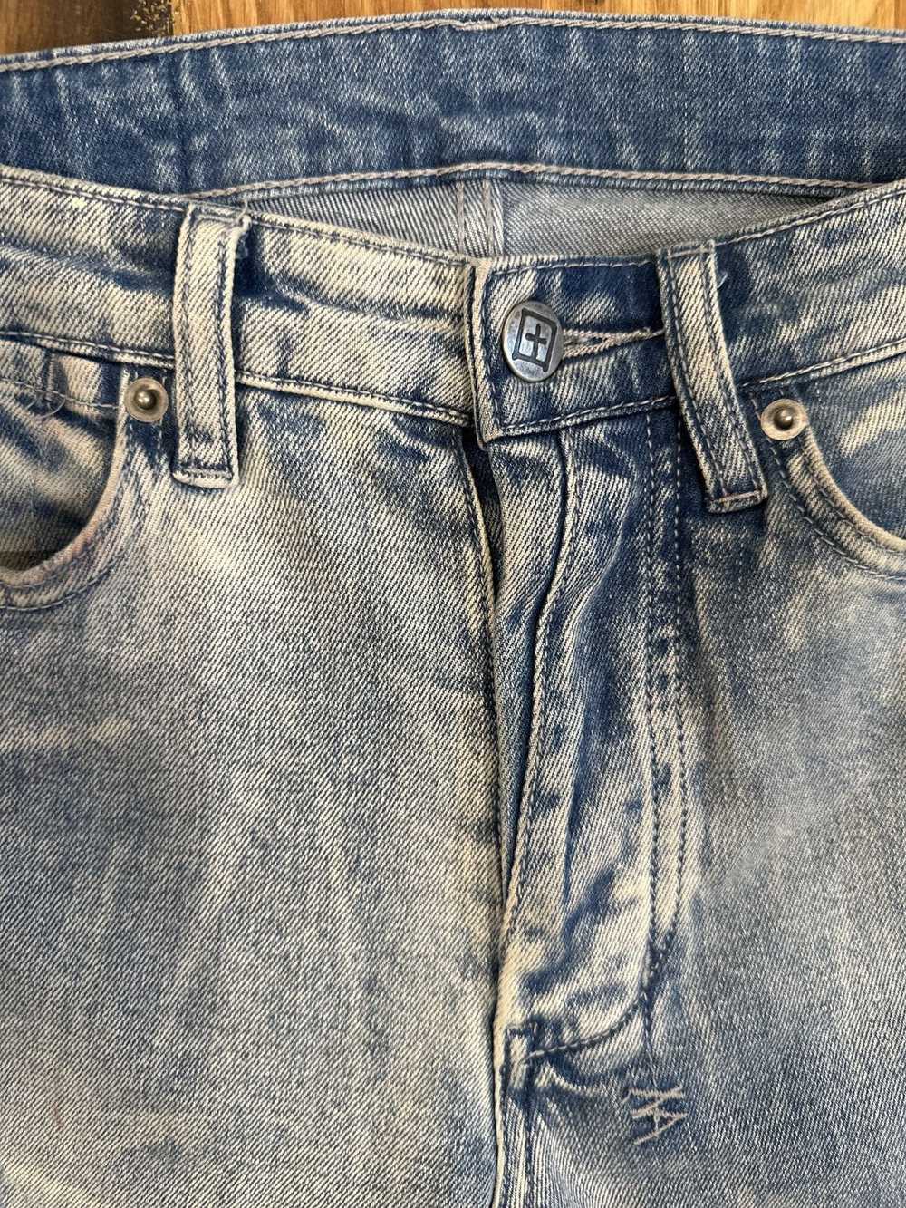 Ksubi Ksubi Cheetah Patch Blue Denim Jeans Size 28 - image 4