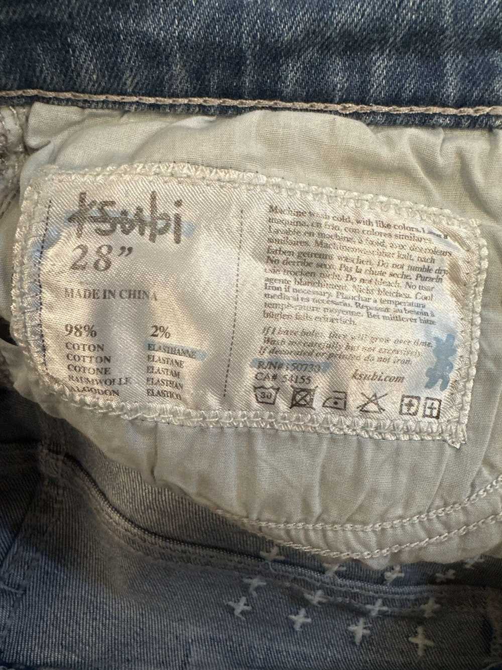 Ksubi Ksubi Cheetah Patch Blue Denim Jeans Size 28 - image 6