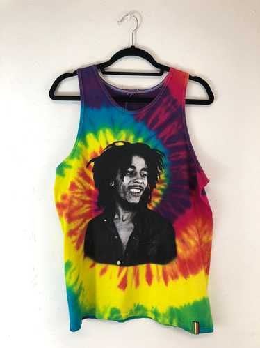 Bob Marley Tie-Dyed Tank Top