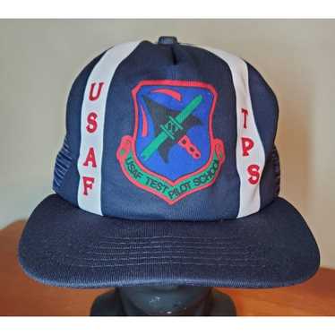 New Era Vintage USAF Test Pilot School Trucker Ha… - image 1