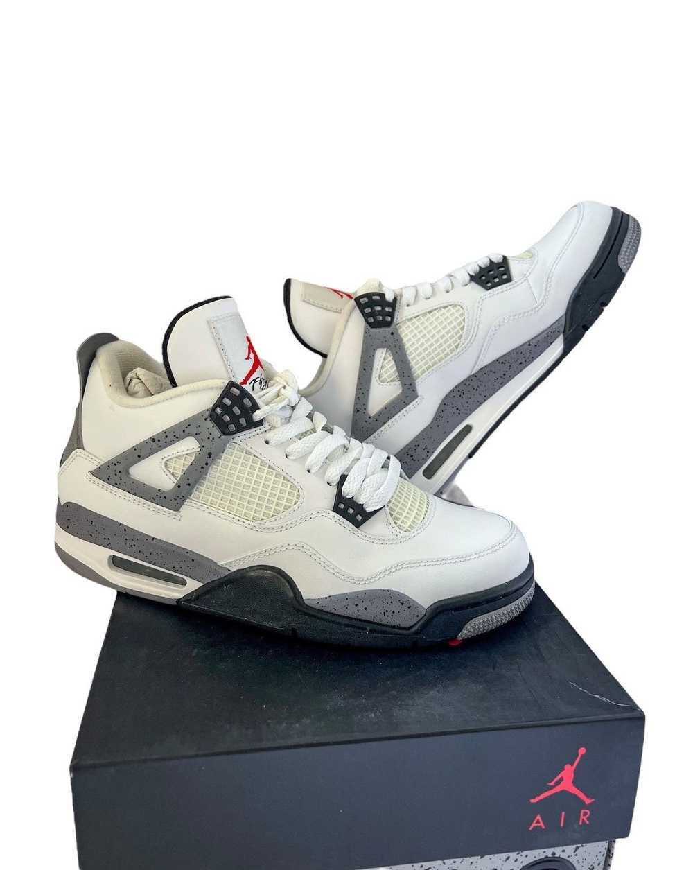 Jordan Brand × Nike Size 8 | Air Jordan 4 White C… - image 2
