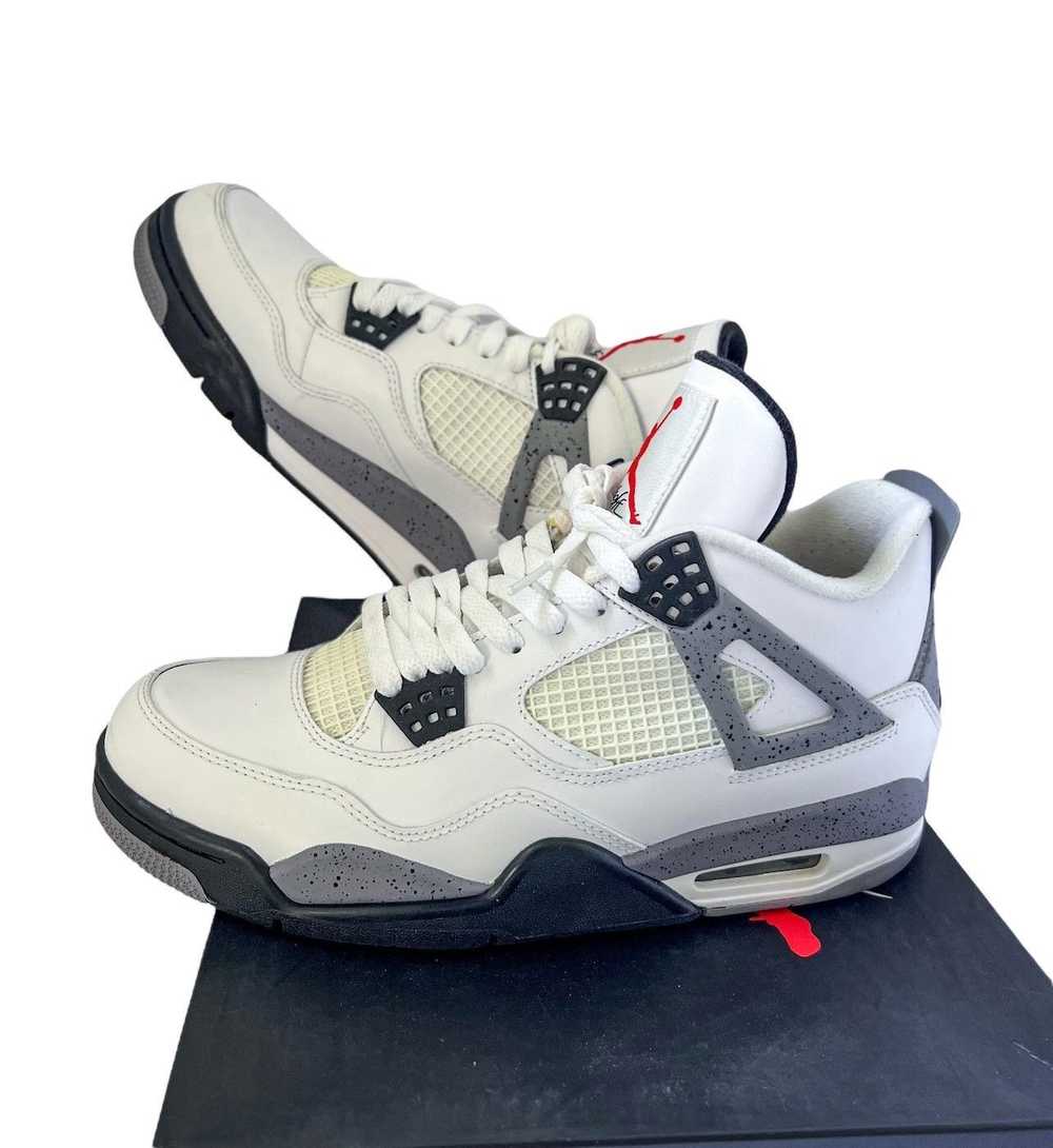 Jordan Brand × Nike Size 8 | Air Jordan 4 White C… - image 3