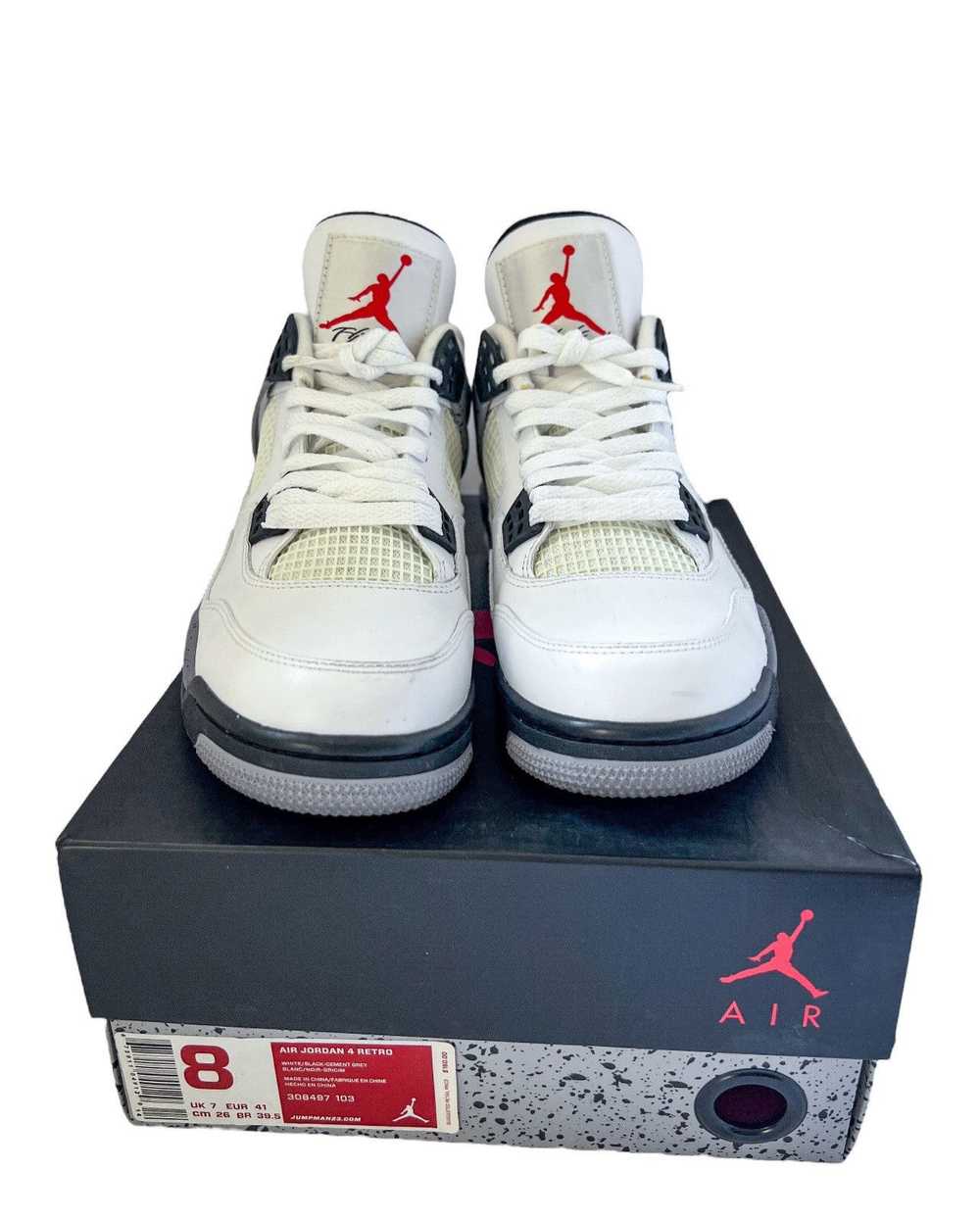 Jordan Brand × Nike Size 8 | Air Jordan 4 White C… - image 5