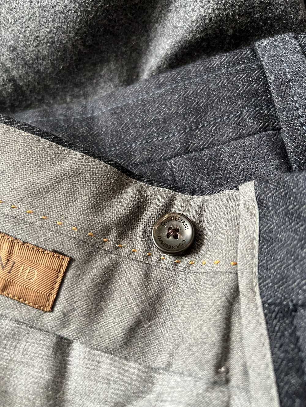 Corneliani × Luxury Corneliani Grey Wool Trousers - image 5