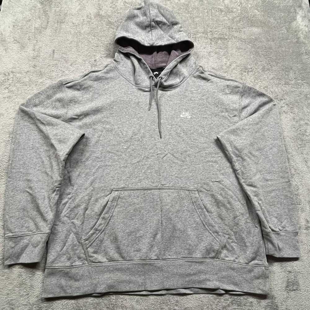 Nike Nike SB Hoodie Men 2XL Grey Hooded Sweatshirt - image 1