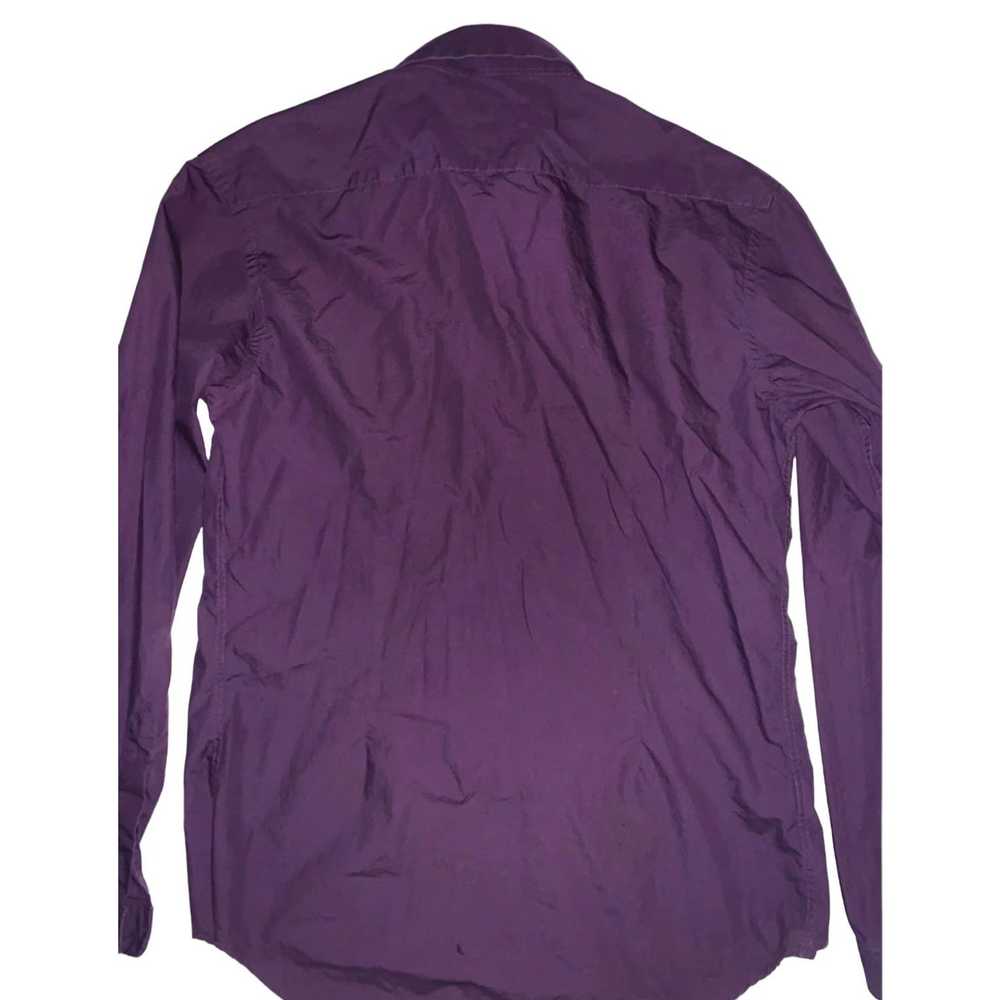 Zara Zara Man Button Up Long Sleeve Purple Dress … - image 3