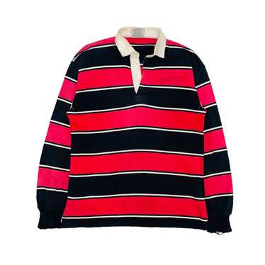 Harvard hot Barbarian Authentic Striped Rugby Shirt XS