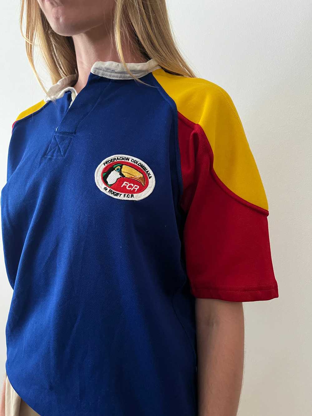 70s Columbia Colorblock Rugby Jersey - image 2