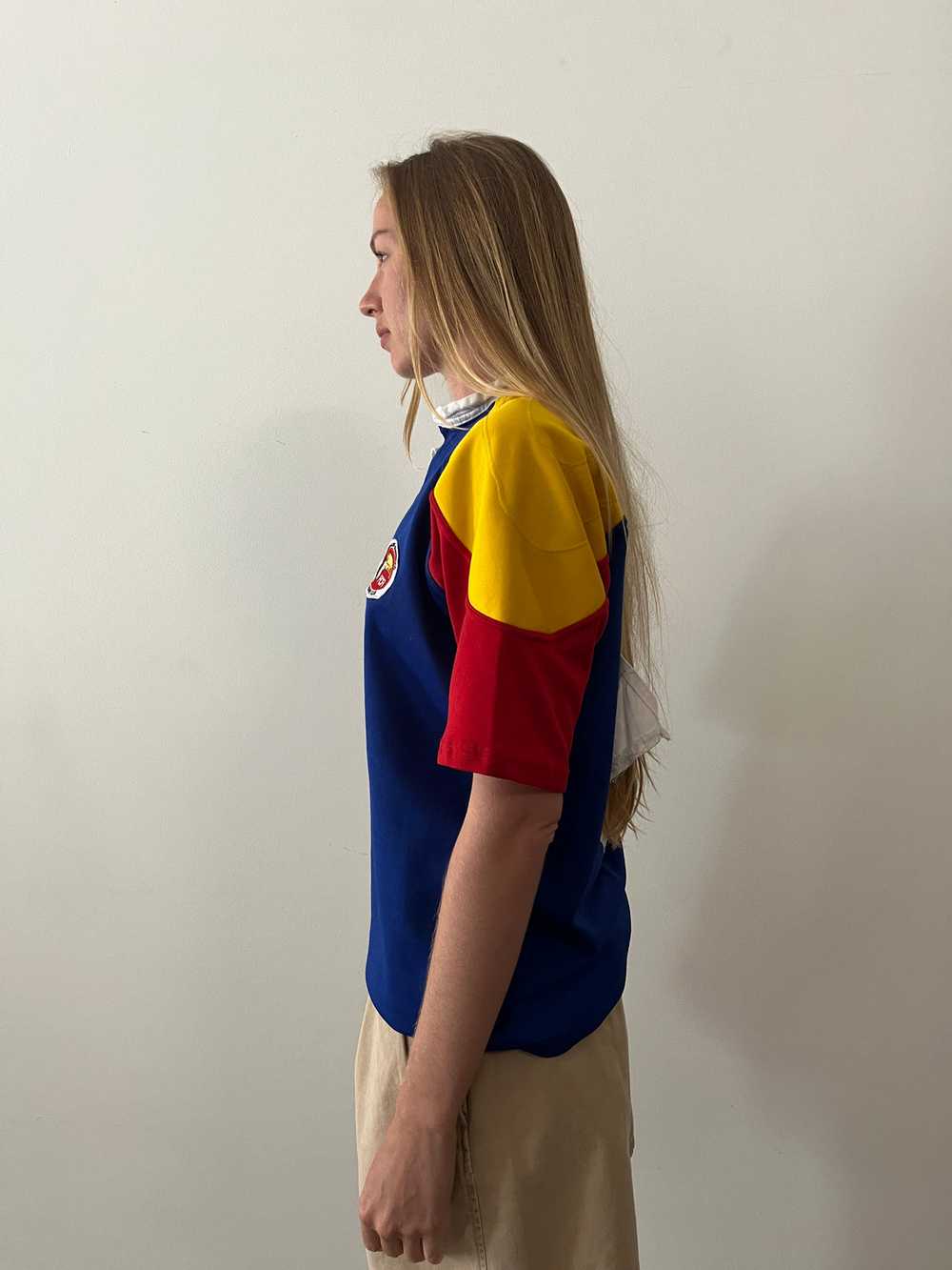 70s Columbia Colorblock Rugby Jersey - image 3