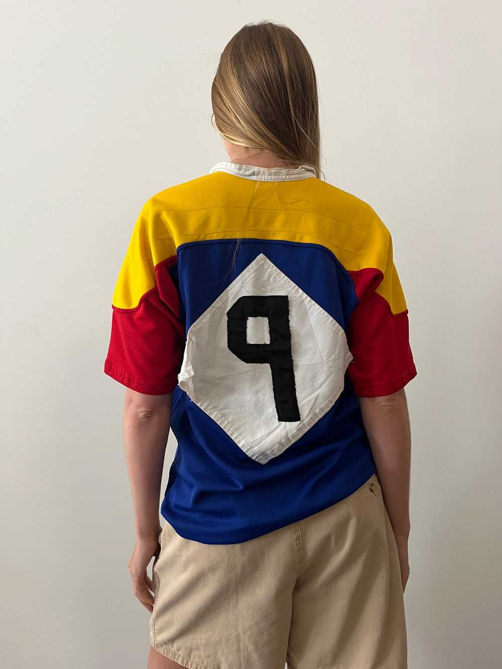 70s Columbia Colorblock Rugby Jersey - image 4