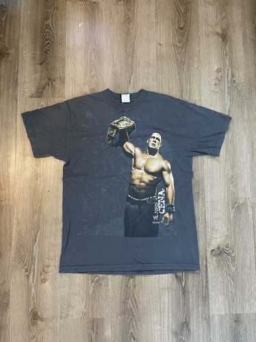 Vintage × Wwe 2008 JOHN CENA WWE CHAMPIONSHIP TEE